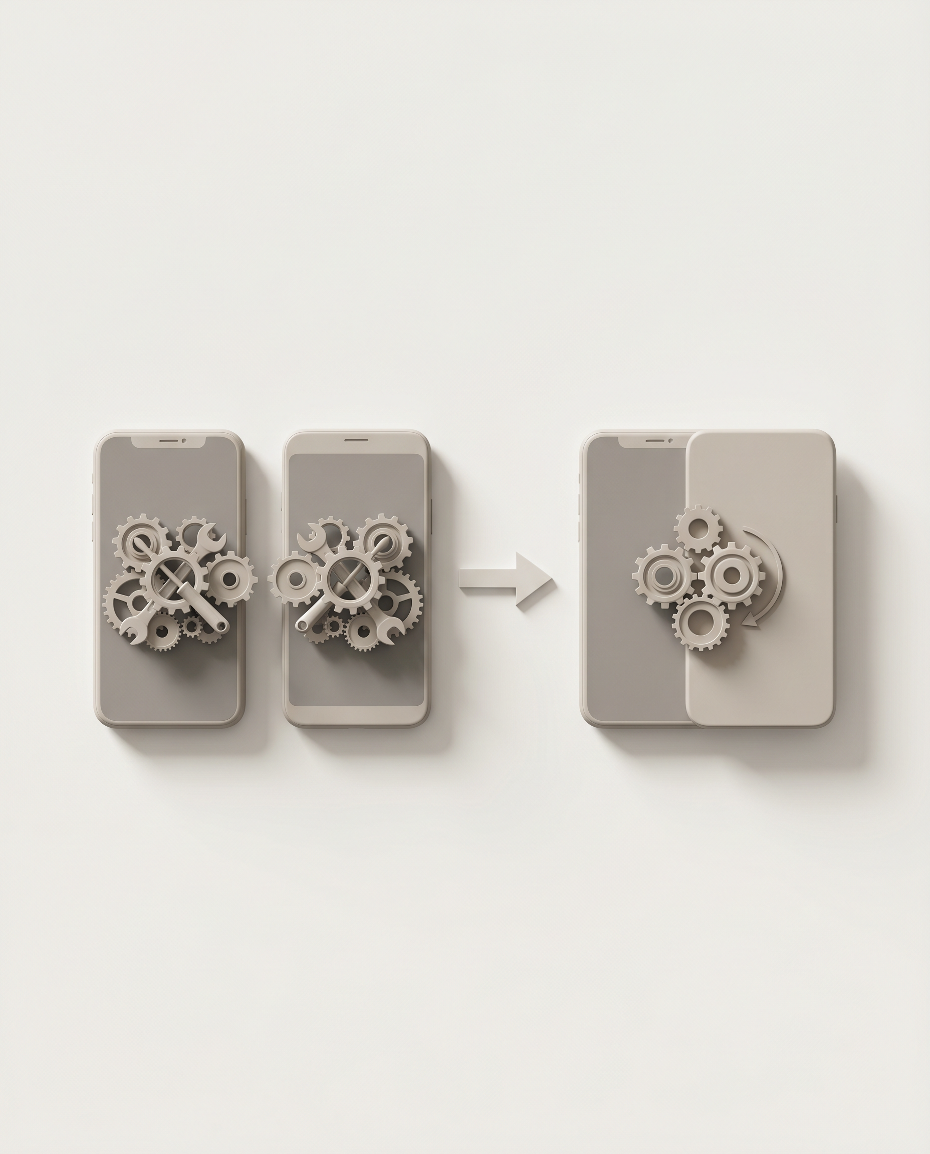 Fusion de deux applications mobiles en une seule